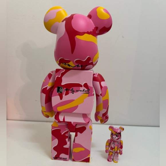Bearbrick Andy Warhol 100% & 400% - Picture 3 of 4